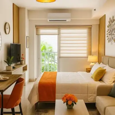 331D Near MOA and Airport Pool View Fast WiFi Balcony
