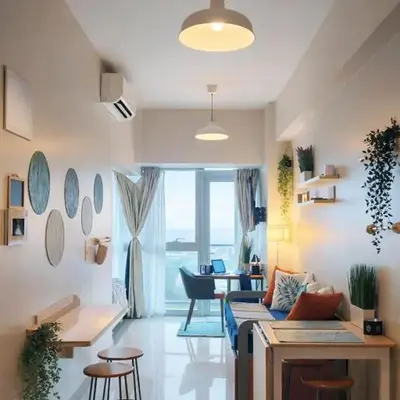 20F Modern Cozy BGC Suite across 2 Major Malls with Washer FREE Parking
