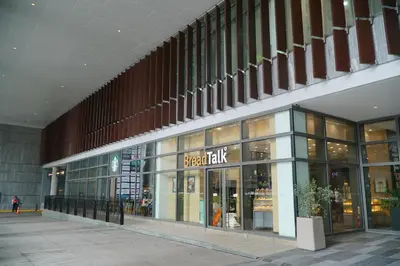 a store front of a shopping mall with a storefront at E & T Homecations 2 Bedroom Apartment at SMDC Air Residences in Manila