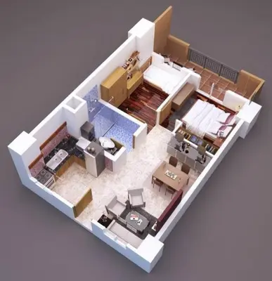 a floor plan of a house at Available Resort Type Condo Unit in Manila