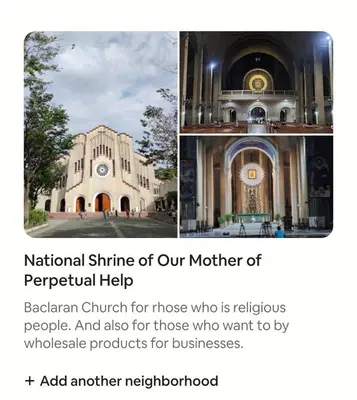 a collage of two pictures of a church at Shell Residences 2BR & 2CR 101D in Manila