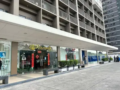 a store front of a large building at MOA ARENA 1151 DYNASTEL SHORE Staycation in Manila