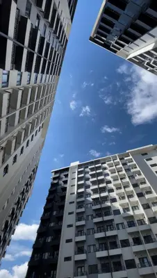 two tall buildings looking up at the sky at Hope Serenity, Spring Residences Tower 3 in Manila