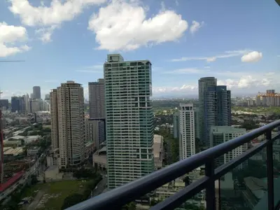 a view of a city with tall buildings at Simple Yet Lovely 2BR Unit in Acqua Private Residences in Manila