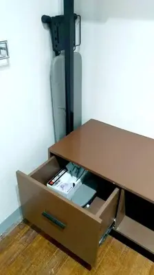a cardboard box with a video game system in it at 2A2J Apartments - 2 Bedroom in Manila