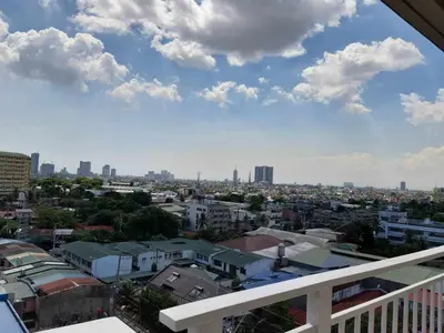 a view of a city from a balcony at Sorrel Residences- 2 Bedroom Apartment in Manila