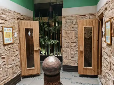 a museum with a vase in the middle of a room at Big 2BR near Burgos Circle, Highstreet, St Lukes - B Parklane T1 in Manila