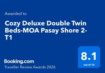a screenshot of the mocoby deluca double tumble twins beds moa at Cozy Deluxe Double Twin Beds-MOA Pasay Shore 2-T1 in Manila