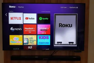 a television screen with a bunch of apps on it at Modern 1BD in Ortigas, WiFi ,Netflix ,Pool ,Gym in Manila