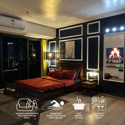 Gallery image of Premium Luxe Studio near Rockwell with City View & Access to Pool,Gym,Sauna,GameRoom in Manila
