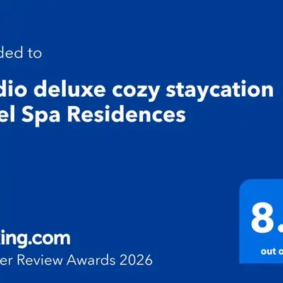 Studio deluxe cozy staycation Antel Spa Residences