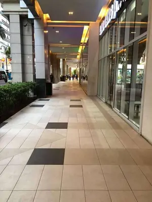 an empty hallway of a building with at Ivy Condotels Unit -101Newport Boulevard in Manila