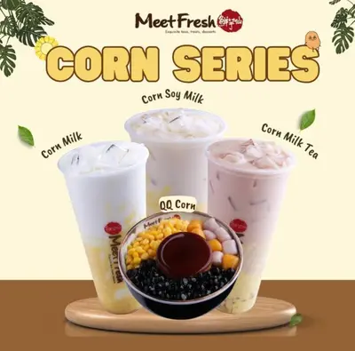 a tray with three different drinks and a bowl of food at 1Br FREE parking with balcony near RCBC, Trident, MMC in Manila