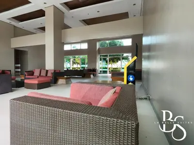 a large living room with a couch and chairs at The Beacon Makati New Renovated Studio Ayala Greenbelt CBD Makati PH in Manila