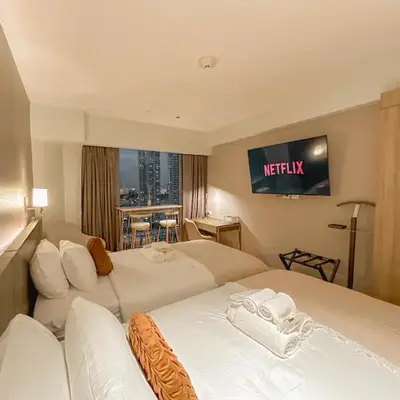 Rockwell View Twin Suite with FREE WiFi Pool & Gym