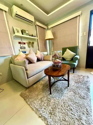 a living room with a couch and a coffee table at Havila, Amarilyo Home, Brgy San Juan, Taytay Rizal in Taytay