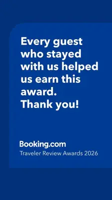 a blue picture with the words every guest who stayed with us helped us earn this at Minimalist Chic Condo near MOA-Shore3 Tower2 in Manila