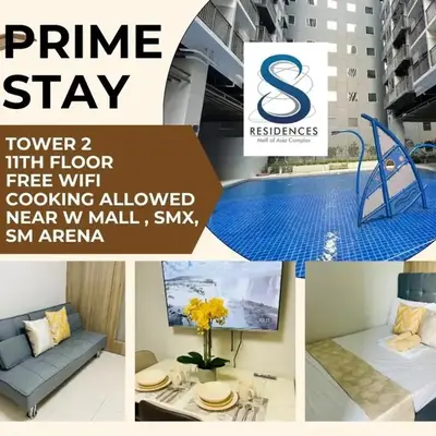 1126 S Residences SMDC Condo near W Mall & MOA by Prime Stay