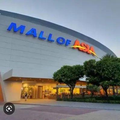a mall of ash with a sign on the front of it at Shore Residence 1 Bedroom Staycation in Manila