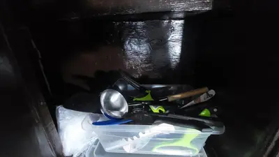 a group of utensils sitting on top of a container at Affordable Whole house 2-story 3 bedroom Greenpark villas imus phase 1 in Imus