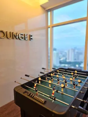 a chess board with a jockeys at Atmosphere You Secret Hideaway in Manila