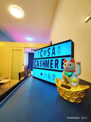 a room with a table with a mouse in a bowl at Casa Cashmere in Light residences at Mandaluyong City in Manila