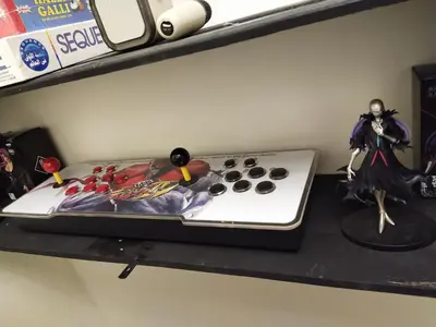 a shelf with a toy stove on top of it at MJ Luxe Stays in Manila