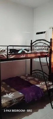 a couple of bunk beds in a room at 40 Guest - Whole compound in Santa Rosa