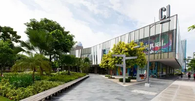a rendering of the exterior of a building at BGC Suites EDSA Makati in Manila