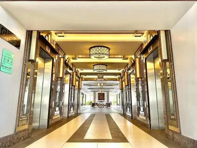 a hallway of a building with a hallwayngth at Scenic place to stay in manila 3618 in Manila