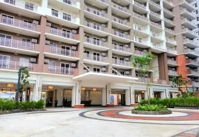 a rendering of the exterior of a building at Lovely, Cozy One Bedroom with Wi-fi Pool in Pasig in Manila