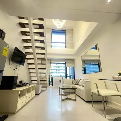 Minimalist 1 Bedroom Loft Makati in Gramercy Residences
