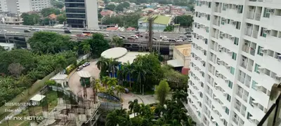 a view of a city from a building at Alabang homely in Manila