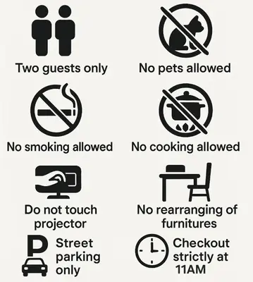 a group of signs on a white background at Highwind - Projector, Playstation 4, Pool in Silang