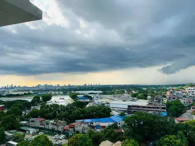 a view of a city with a city skyline at The Hive Condo Staycation Condo at Taytay Rizal in Taytay