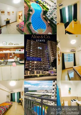a collage of photos of a hotel at Cozy 2BR Stay Near SM Southmall in Manila