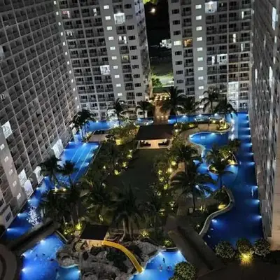 STAYCATION CONDO SHORE RESIDENCES one bedroom w balcony pool view near SMX SM MOA IKEA NAIA DFA OCEAN PARK DFA