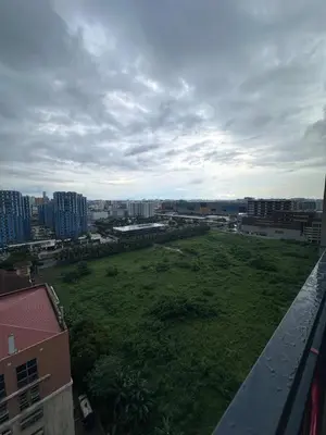 a view of a green field in a city at Amazing view in Shore 2 Residences by Richnells in Manila