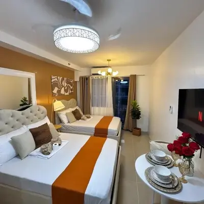 Coffee Room 1666 Shore 2 Residences Tower 1 Pool View by Prime Stay MOA