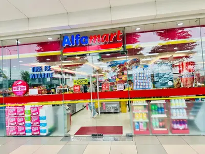 a store with a lot of products in it at Shore Bliss Staycation MOA in Manila