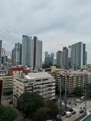 a view of a city with tall buildings at Red Residences Cozy Condo in Makati Near NAIA in Manila