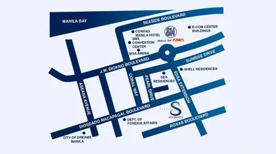 a map of the fifteenth level of a ticket at Simple Stays at S Residence Pasay in Manila