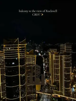 a view of a city skyline at night at Staycation in Detifoss in Manila