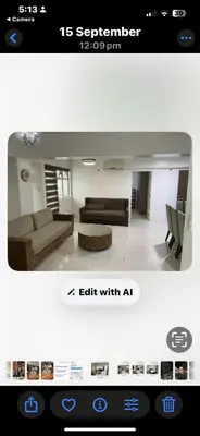 a picture of a living room with a couch at Parkside Villas G NEWPORT Philippines in Manila
