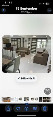 a picture of a living room with a couch at Parkside Villas G NEWPORT Philippines in Manila
