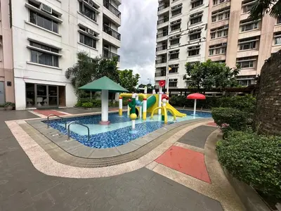 a playground in the middle of a building at Staycation in Manhattan by House of Mereu in Manila