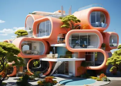 a building that is painted to look like a house at Test Listing in Ibaba