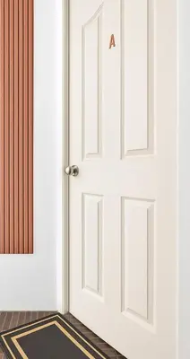 an open white door with aaa sign on it at Islana Stay for Family of 3 in Gen Trias Cavite in General Trias