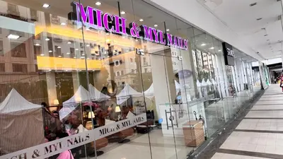 a large glass store window in a shopping mall at D'Gonia Space in Manila