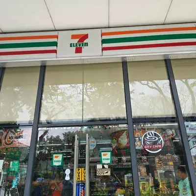 a store front window of a store at Fully Furnished Condo at Cyberzone-Filinvest in Manila